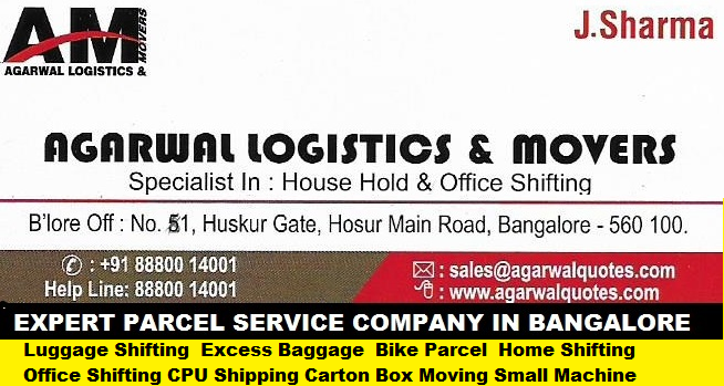 Agarwal Logistics and Movers Bangalore